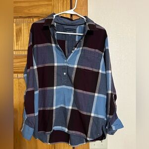 Tommy Hilfiger Gray Button-Up Shirt